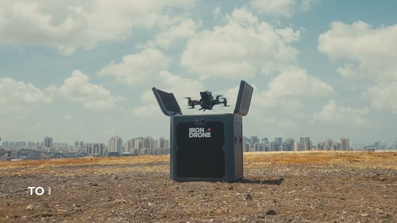 The Video Shop – IRON DRONE: The Film That Defined a Public Company's Visual Language | Airobotics / Ondas Group | Video production thumbnail