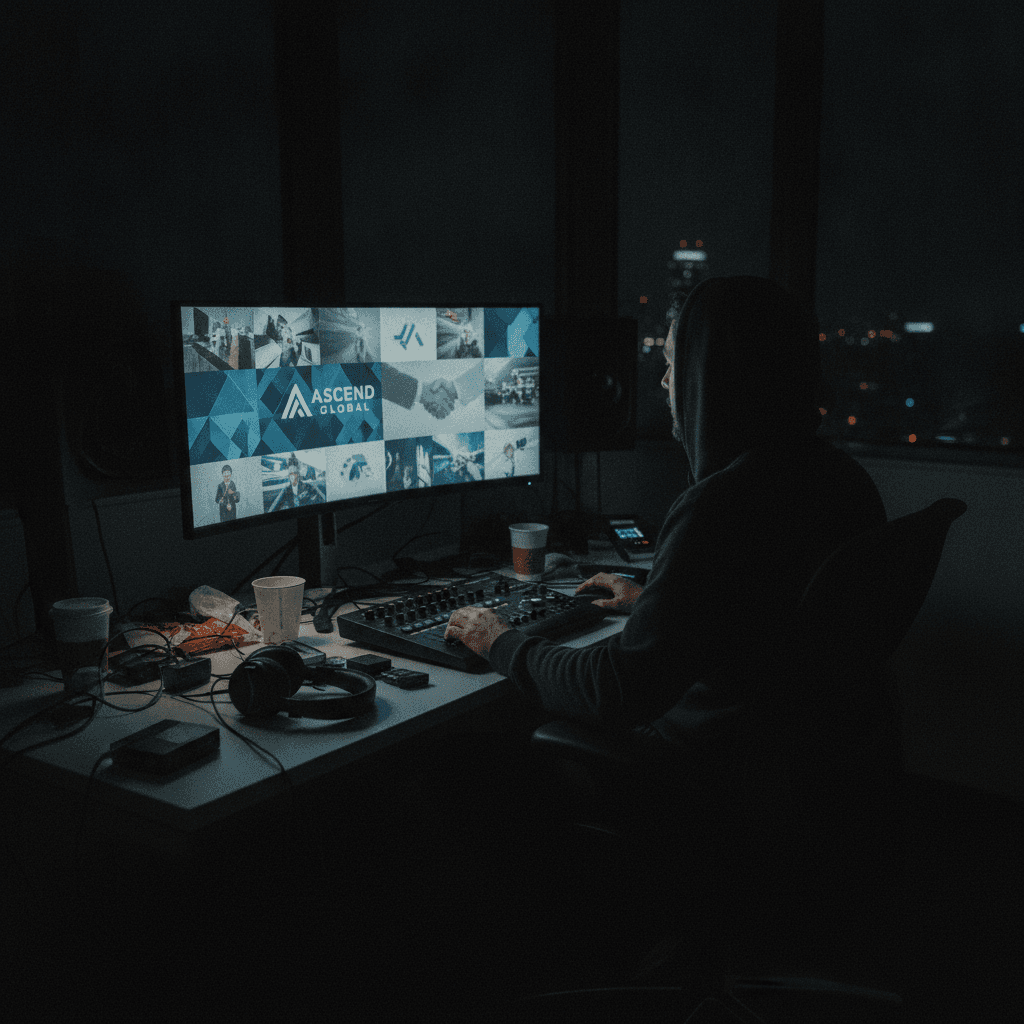 VideoShop B2B video production team — directors and editors at work